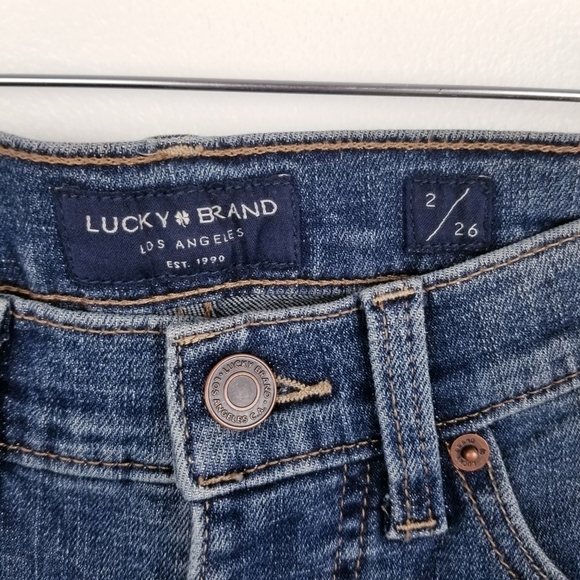 Lucky Brand Mid Rise Crop Ava Jeans NWT - Picture 9 of 12